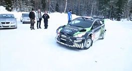 Ken Block teste son nouveau joujou